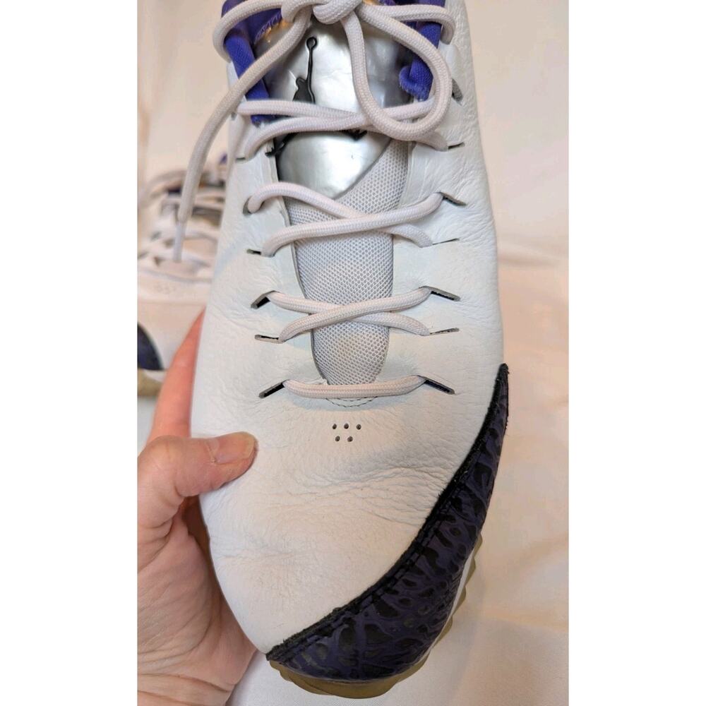 Nike Air Jordan ADG 'Dark Concord' AR7995-101 Golf Shoes Men's 11.5 White Purple - Picture 10 of 11